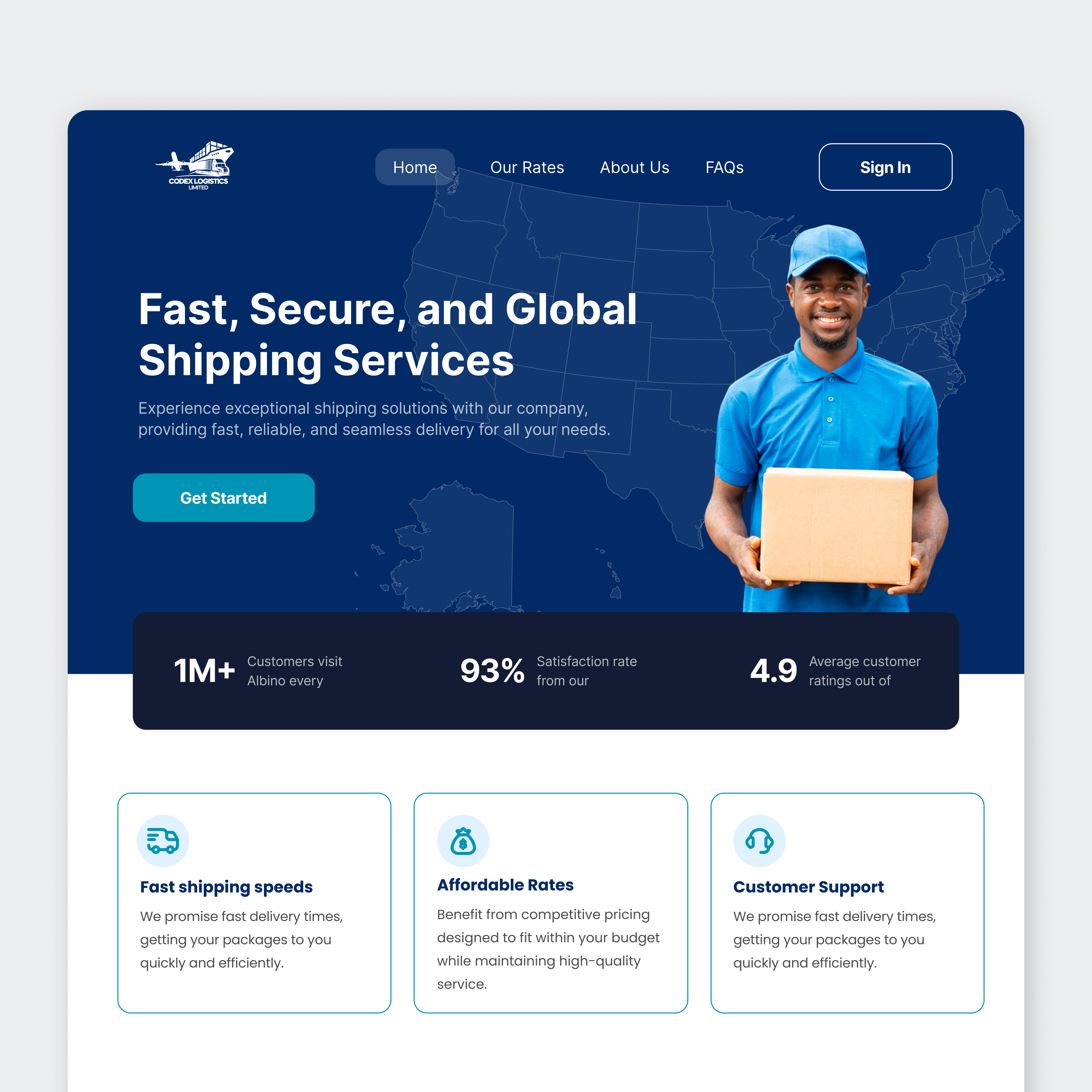 Revamping Codex Logistics Limited Website