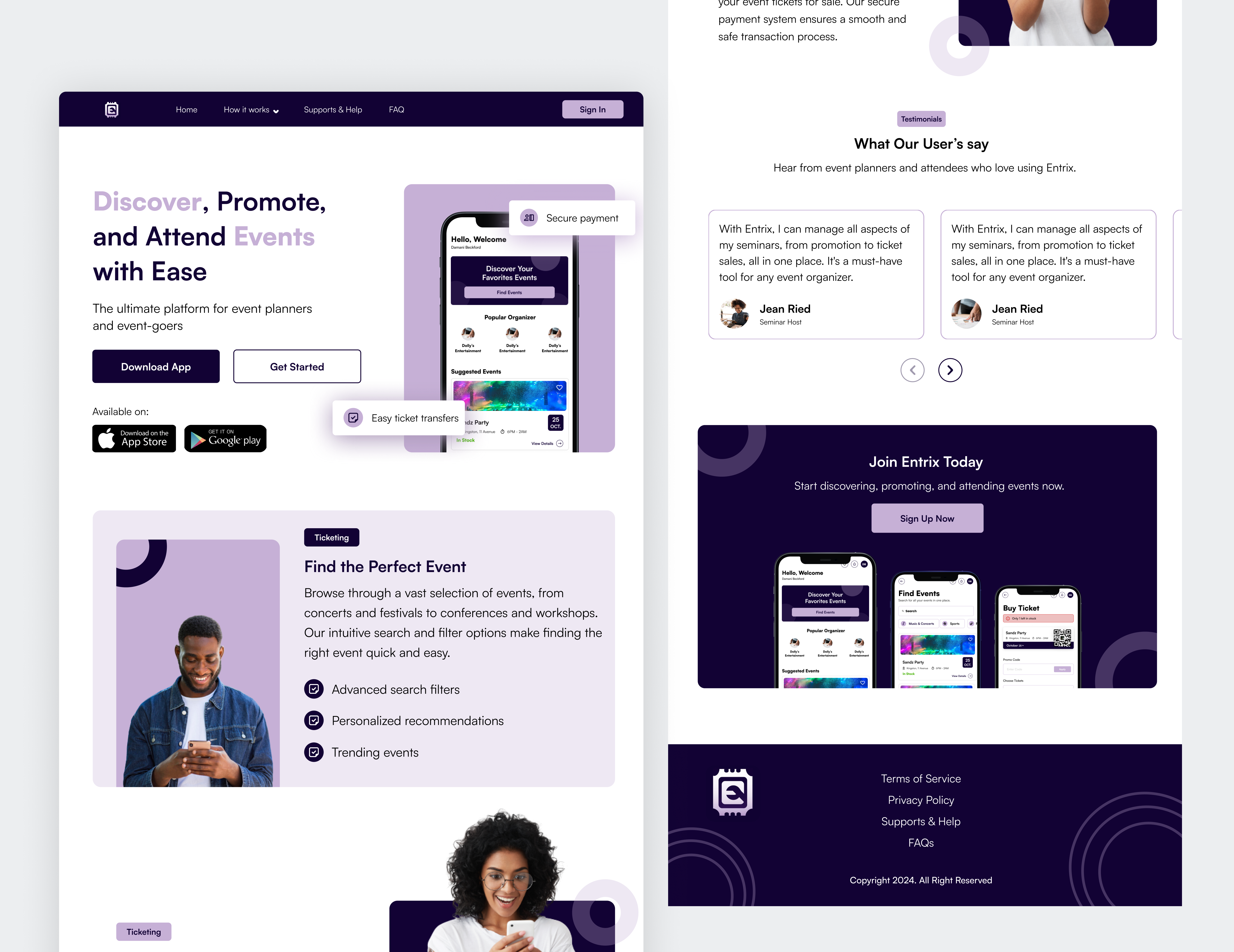 Redefining Event Planning and Attendance Website
